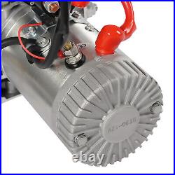 Hydraulic Power Unit 6 Quart Hydraulic Pump for Dump Trailer Car Lifting 12V DC