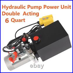 Hydraulic Power Unit 6 Quart Hydraulic Pump for Dump Trailer Car Lifting 3KW DC