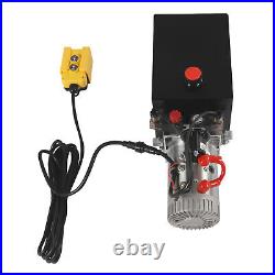 Hydraulic Power Unit 8 Quart Hydraulic Pump for Dump Trailer Car Lifting 12V DC