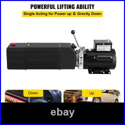 Hydraulic Pump 220V, 2950 PSI, 3HP for 2 & 4 Post Car Lifts 3.5 Gallon Reservoir