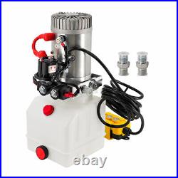 Hydraulic Pump 3 Quart Double Acting Hydraulic Pump for Dump Trailer Car Lifting