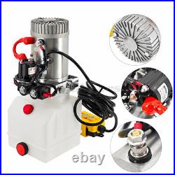 Hydraulic Pump 3 Quart Double Acting Hydraulic Pump for Dump Trailer Car Lifting