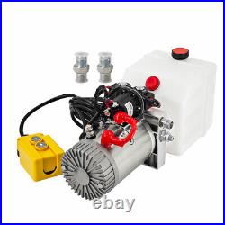 Hydraulic Pump 3 Quart Double Acting Hydraulic Pump for Dump Trailer Car Lifting