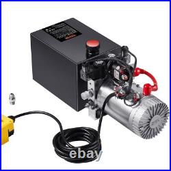 Hydraulic Pump 6Quart Hydraulic Power Unit DC 12V Hydraulic Pump for Car Lifting