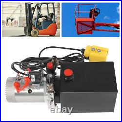 Hydraulic Pump 8 Quart Double Acting for Dump Trailer Forklifts Lifting Platform