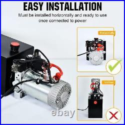 Hydraulic Pump DC 12V Dump Trailer Pump 8 Quart Power Units for Dump Trailer