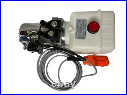 Hydraulic Pump for Dump Trailer 12 Volt DC Double Acting Solenoid Hydraulic Po