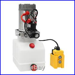 Hydraulic Pump for Dump Trailer, Single Acting Hydraulic Dump Power Unit 12V