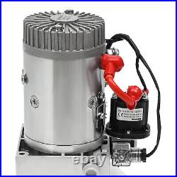Hydraulic Pump for Dump Trailer, Single Acting Hydraulic Dump Power Unit 12V