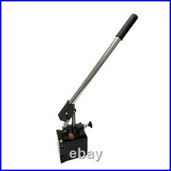 Hydraulic piston hand pump with release knob for single acting cylinder 2.7 CID