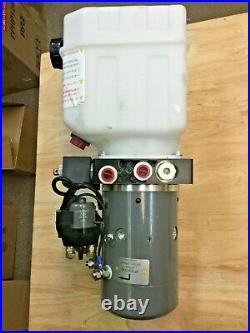 KTI Hydraulics DC-45254 Double Acting Pump for Dump Trailer 12VDC