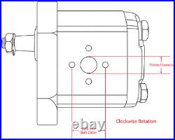 Main Hydraulic Pump for Universal / Long Tractor PRD2216D 33 L/M