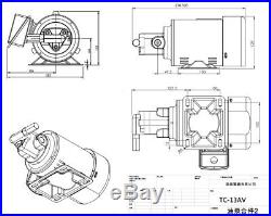 Rotary oil pump 1/4HP(200W) 3PH 220V, TC-13A, for CNC chiller cooler circulation