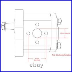 S. 62215 Single Hydraulic Pump Fits David Brown