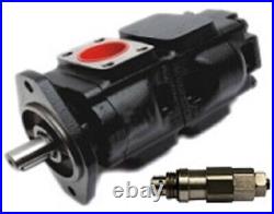 Twin Hydraulic Pump 20/911200, 20/903200 41/26 CC/Rev For JCB WITH MRV
