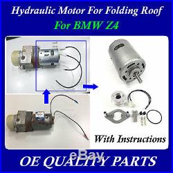 Upgrade Roof Hydraulic Pump motor for Convertible Top for BMW E85 Z4 54347193448