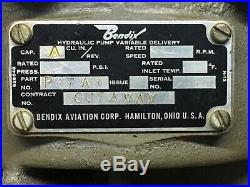 Vintage Bendix Aviation Cutaway Salesman Demo Display For Hydraulic Pump P17A1