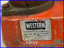 Western Snow Plow Pump Isarmatic Hydraulic Used Good For Rebuild